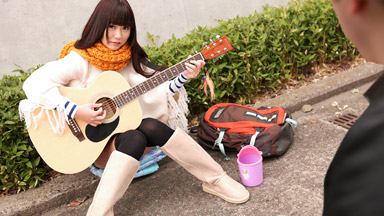 Ai乃 cat We are on the street musicians to AV debut