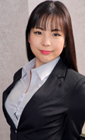 An innocent woman in a recruitment suit (1Pondo-052622_001) sample image 3